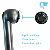 Doccetta monocomando argento lavello cucina spazzolato ricambi rubinetteria