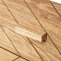 Comodino Camera da Letto Moderno, Comodino Cameretta con 2 Cassetti Ampio Piano, Legno, 40x30x55.5 cm