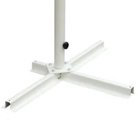 Tenda da Sole a Caduta Autoportante, Apertura con Manovella e Inclinazione Regolabile, 300x295cm, Grigio