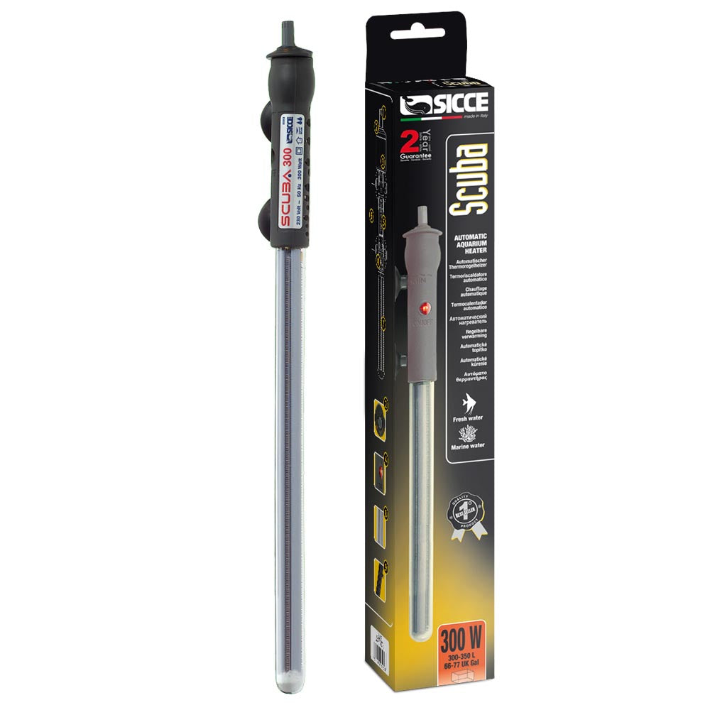 Sicce scuba riscaldatore per acquario capacita' da 250 a 300 litri 300 w