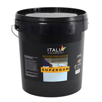 Supergum guaina elastomerica sigillante per muri e terrazze *** formato 5 kg, colore- rosso premium 2003, confezione 1