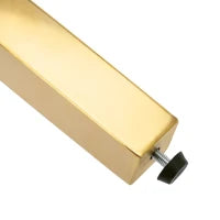 Set di 4 sedie design con decorazioni in rivetti e anelli rotondi unici, imbottite in velluto, 51×65,5×95 cm, Beige