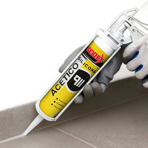 Sigillante siliconico acetico nobex antimuffa per superfici lisce *** colore trasparente, confezione 1