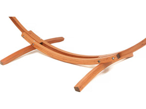 Amaca di legno con tela di cotone "Dallas" - 3 m - Rosso misto