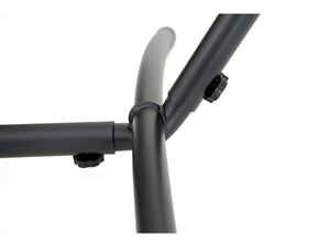 Amaca con supporto in metallo da 150 x 200 cm - Grigio