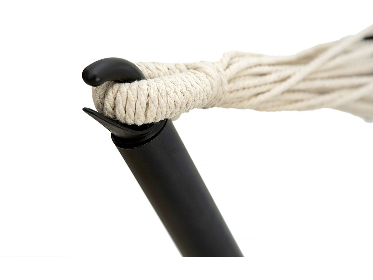 Amaca con supporto in metallo da 150 x 200 cm - Grigio