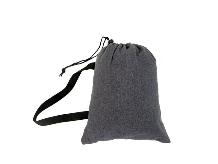 Amaca con supporto in metallo da 150 x 200 cm - Grigio