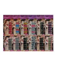 Nail Art Patch 48 Stickers Decorazione Adesiva Per Unghie No Smalto Foils Nails         