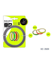 Nastro Adesivo Fluo Riflettente Catarifrangente Per Bici Moto Ciclismo Xc-2609         