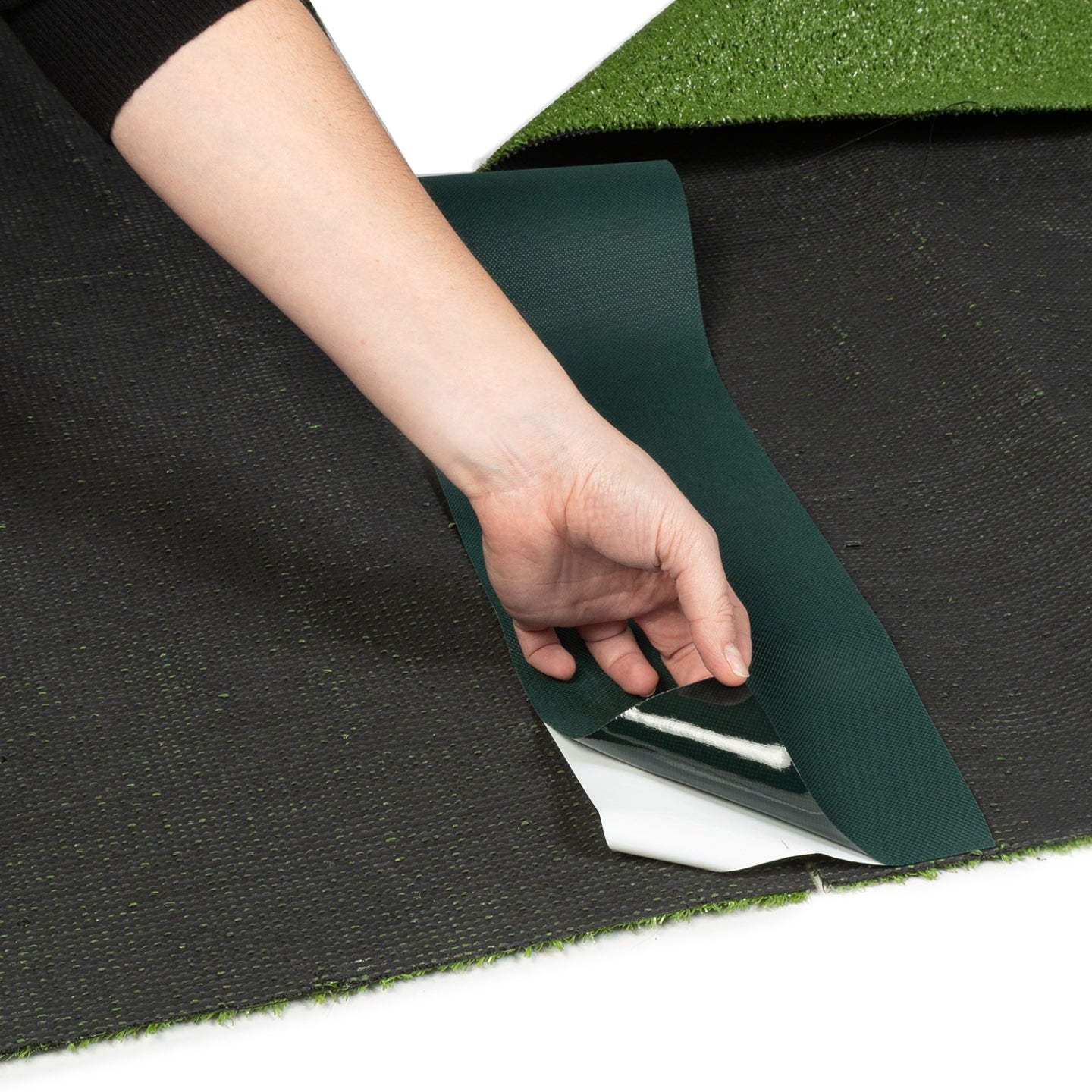 IDMarket - Nastro adesivo per erba sintetica 15 cm x 10 m