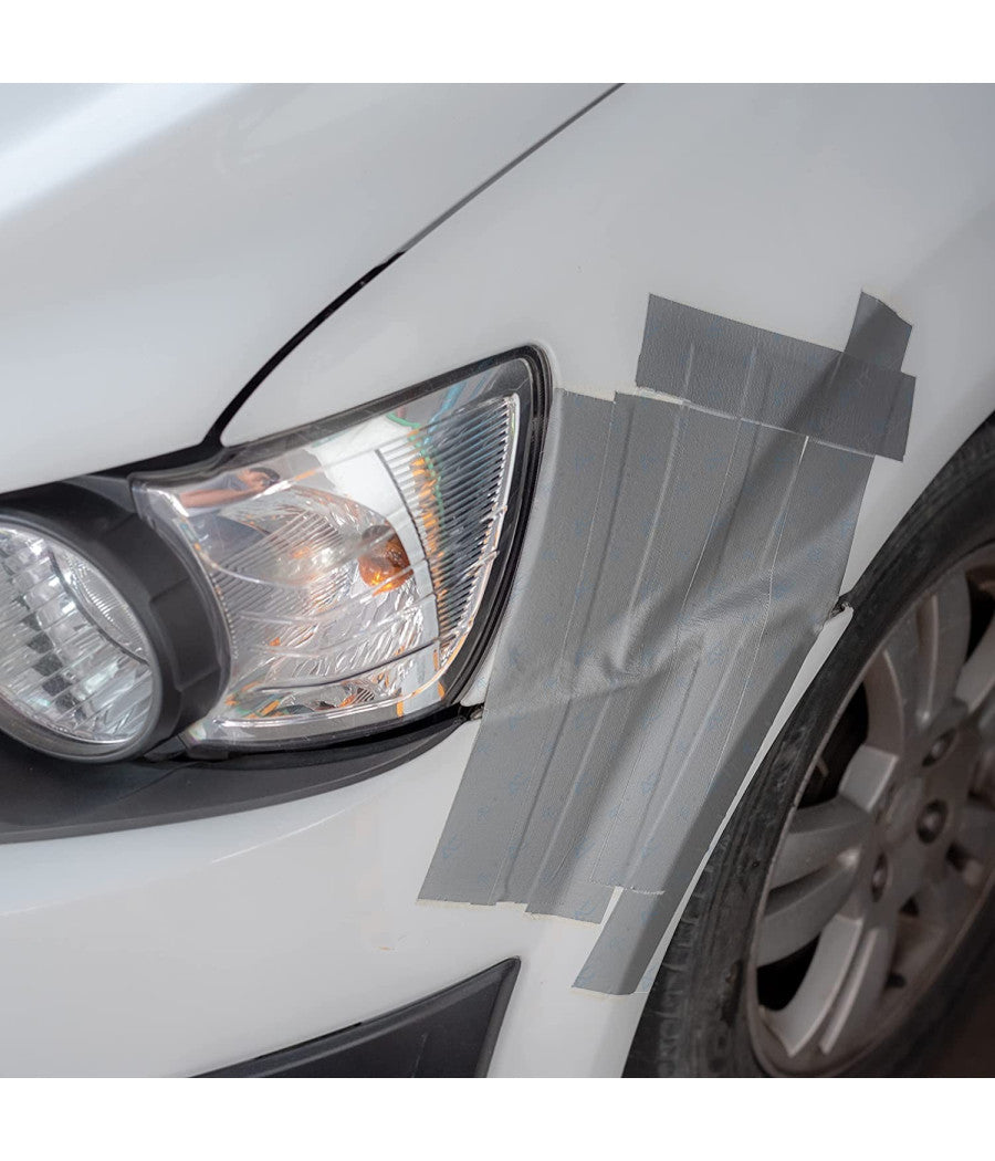 Nastro Americano Grigio Telato Resistente 50mm X 25mt Extraforte Impermeabile Sigilla Ripara Imballa         