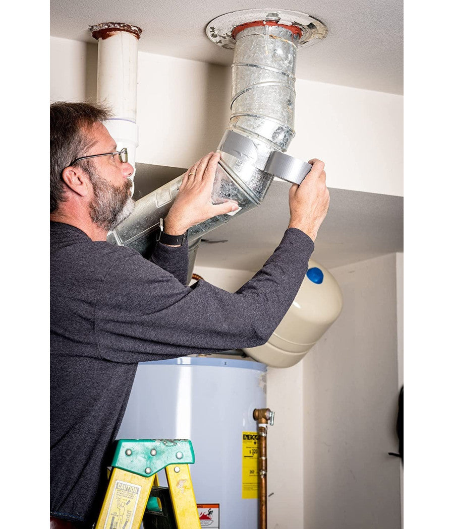 Nastro Americano Grigio Telato Resistente 50mm X 25mt Extraforte Impermeabile Sigilla Ripara Imballa         