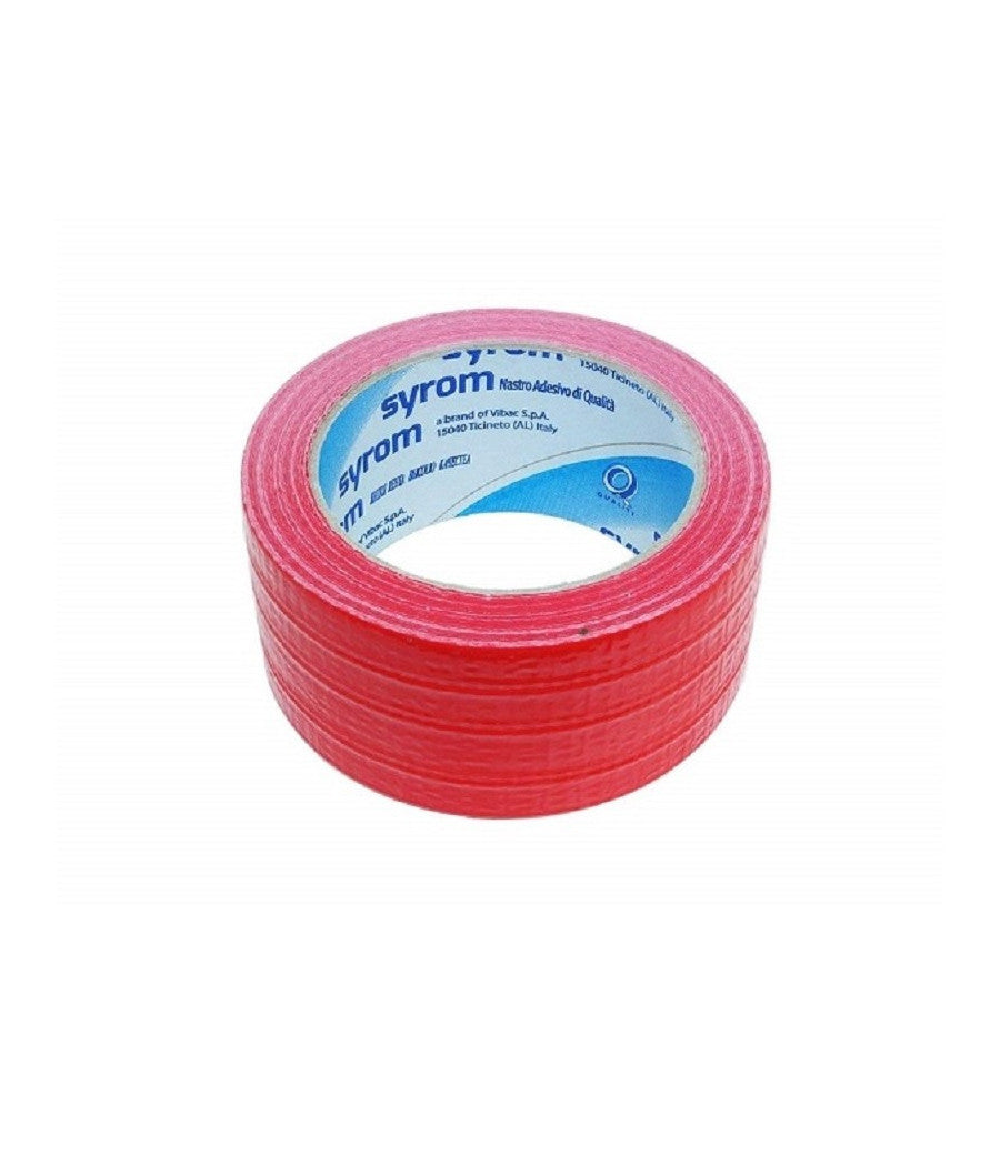 Nastro Americano Rosso Telato Resistente 50mmx25mt Extraforte Impermeabile Sigilla Ripara         