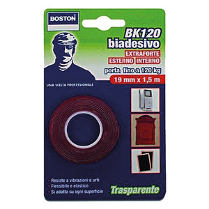 'NASTRO BIADESIVO EXTRA FORTE INVISIBILE mm. 19 x 1,5 mt'