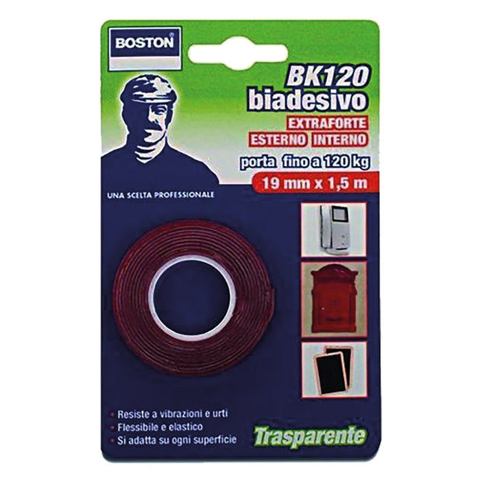 'NASTRO BIADESIVO EXTRA FORTE INVISIBILE mm. 19 x 1,5 mt'
