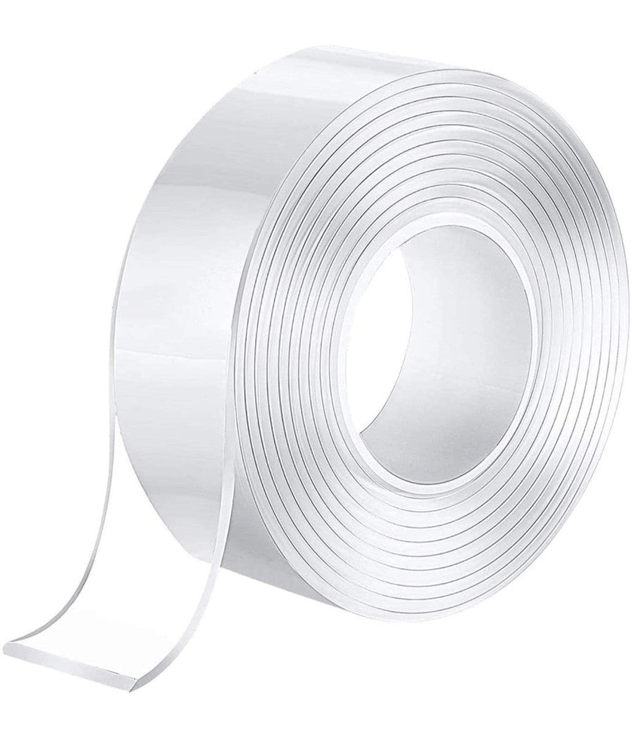 Nastro Biadesivo Trasparente Milleusi Adesivo Attacca Tutto 3cm X 5 Mt Acrilico         