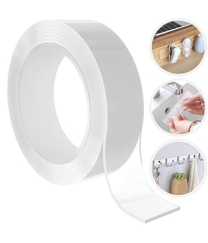 Nastro Biadesivo Trasparente Milleusi Adesivo Attacca Tutto 3cm X 5 Mt Acrilico         