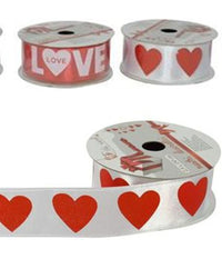 Nastro Decorativo In Raso Per San Valentino 2 Pezzi Confezione Regalo Cuore         
