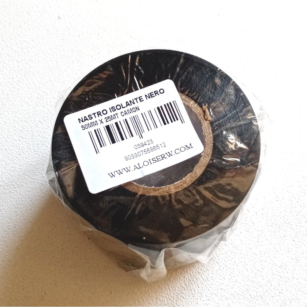 Nastro isolante nero 5cm 50mm x 25mt