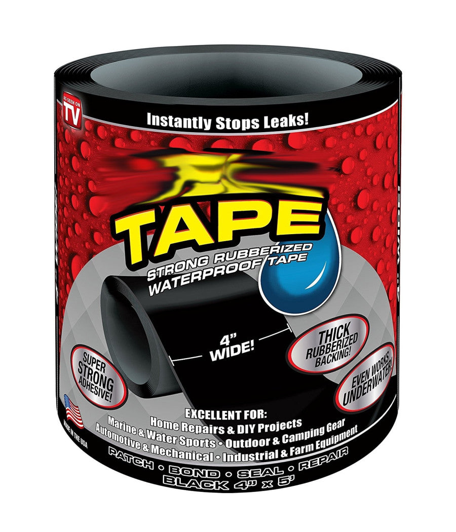 Nastro Per Riparazione Immediata Perdite D'acqua Resistente Flextape Flex Tape         