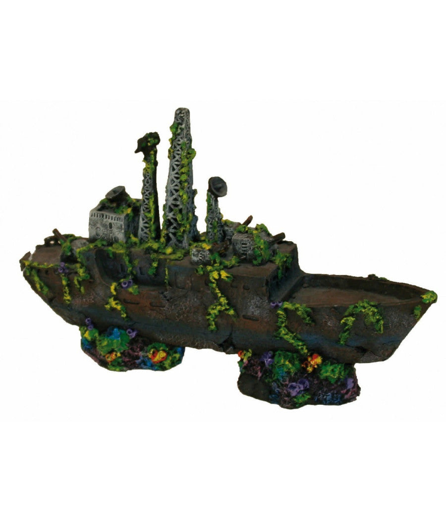 Nave Da Guerra Decorazione Acquario Stile Differente E Fantasioso         