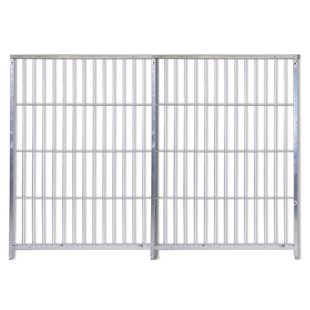 Pannello semplice modulare per recinto cuccioli zincatura a caldo 200xh120 cm
