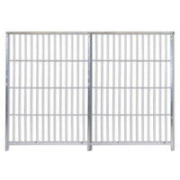 Pannello semplice modulare per recinto cuccioli zincatura a caldo 200xh120 cm