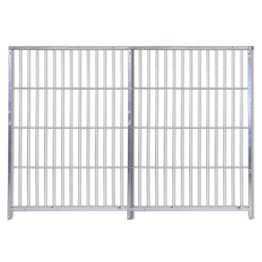 Pannello semplice modulare per recinto cuccioli zincatura a caldo 200xh120 cm