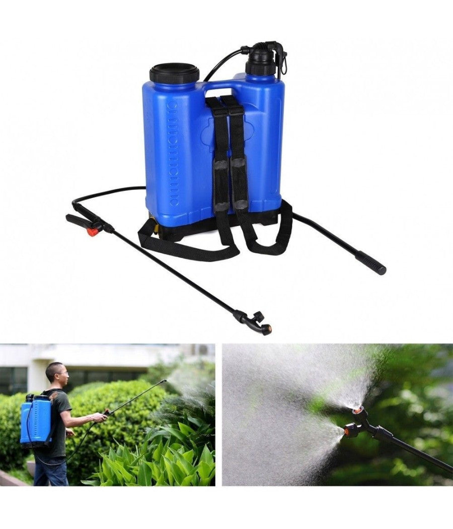 Nebulizzatore A Spalla 18 Lt Spruzzatore Zaino Irroratrice Spruzzatore A Pompa         