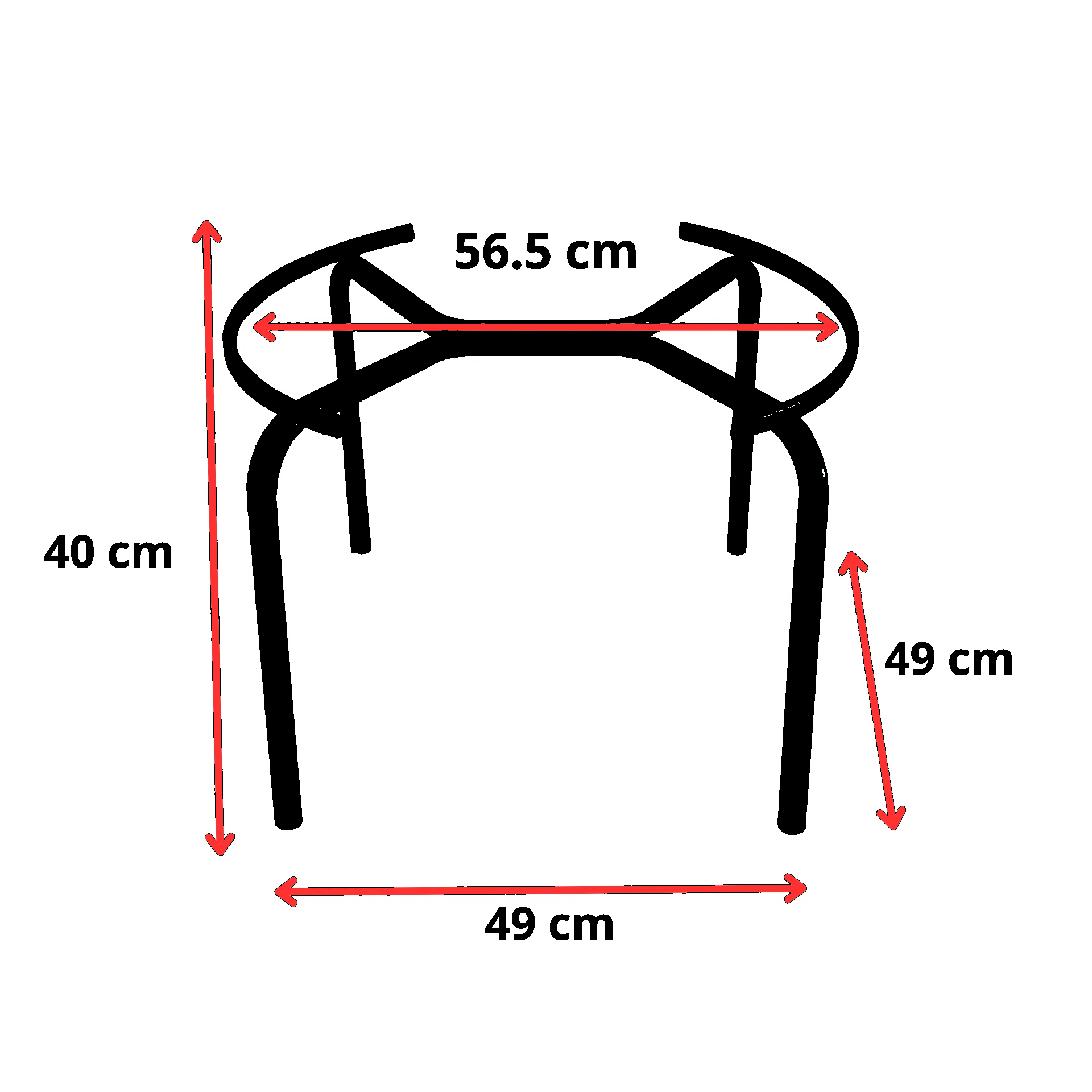 TECNOKIT Supporto Fusto Olio e Vino Alto da 150 Litri