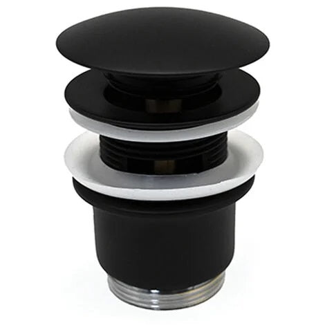 Piletta click-clack nero opaco Vema MARIA P000400