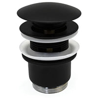 Piletta click-clack nero opaco Vema MARIA P000400