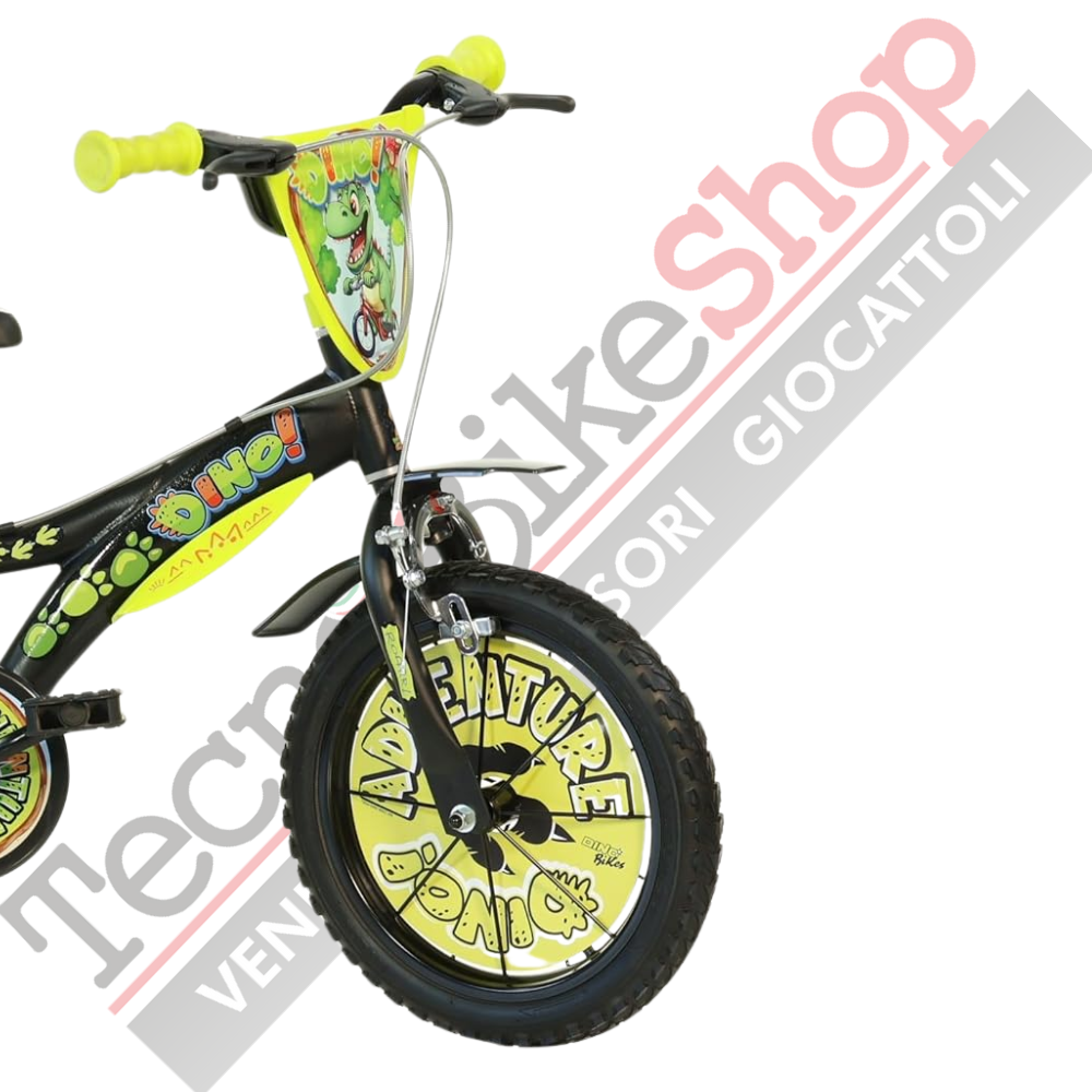 Bicicletta Bambino Dino Bikes Dinosaur DINO T-REX 16"