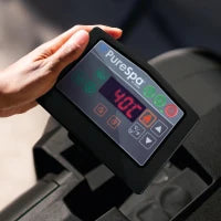 28494EX - Bubble Glow Deluxe Cm 196X71 4 Posti Con Pompa, Riscaldatore, Sistema Di Purificazione Acqua, Telo Base, Telo Copertura, 2 Poggia Testa, Led Multi-Color