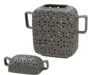 Vaso Porcellana Flowery Cm 27X10X27