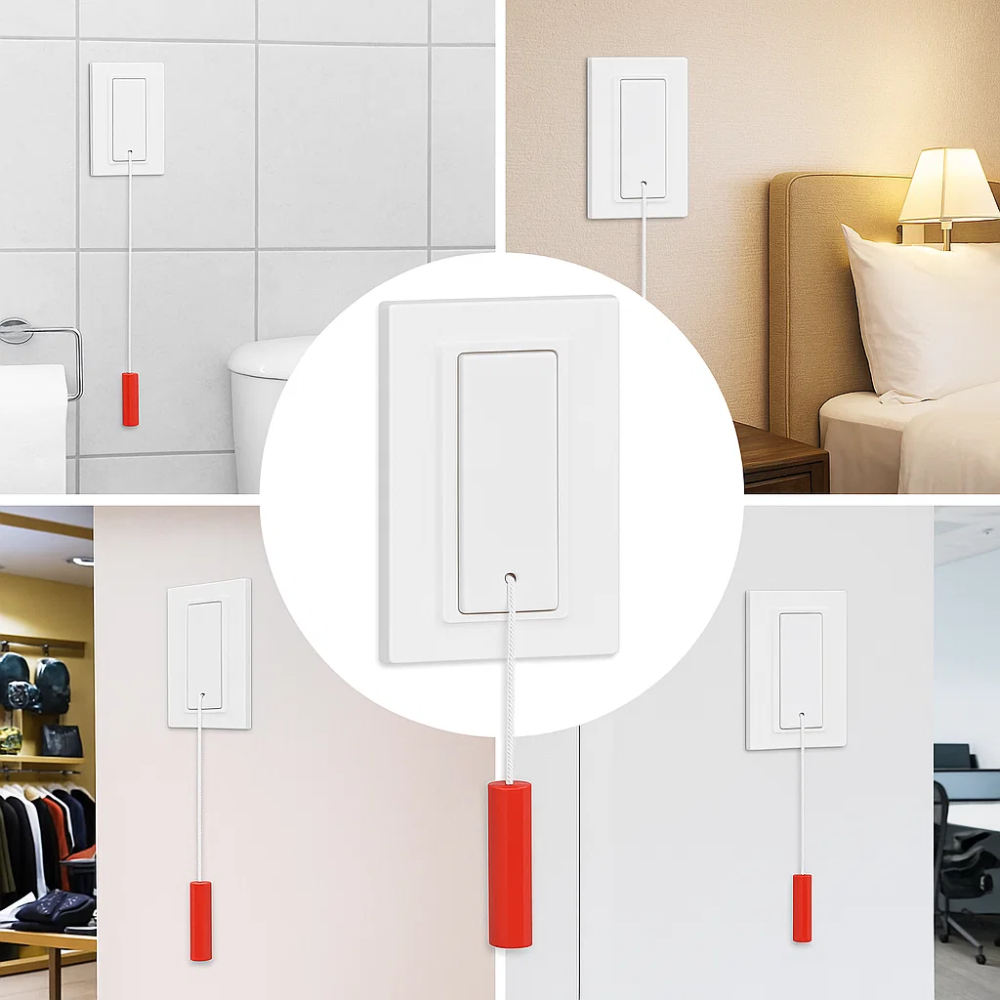 Pulsante a tirante bticino living now 10a 250v contatto no nc *** colore bianco, confezione 1