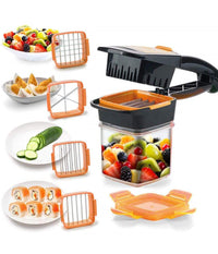 Nicer Dicer Quick Affetta Verdure 7 Pezzi Multifunzione Cucina Verdura Frutta         