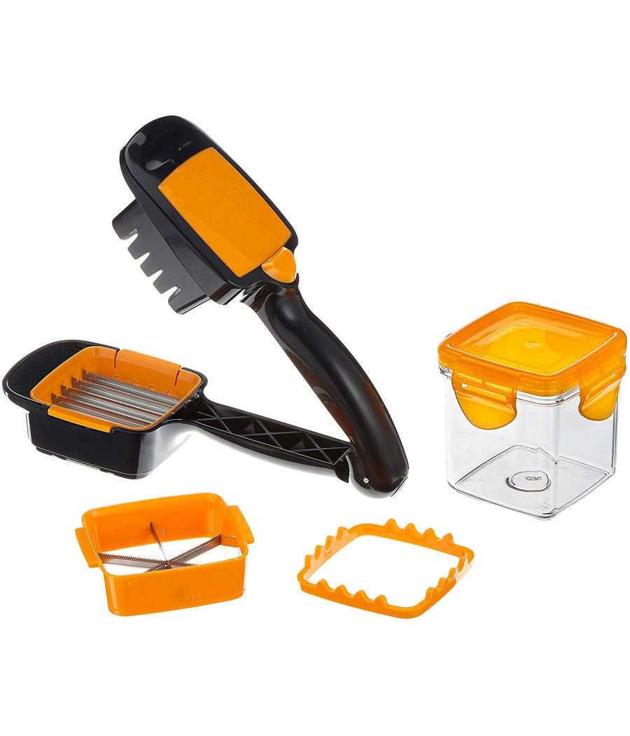 Nicer Dicer Quick Affetta Verdure 7 Pezzi Multifunzione Cucina Verdura Frutta         