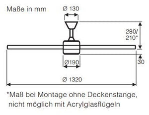 NIGHT FLIGHT 132, Ventilatore senza Luce, CasaFan