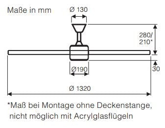 NIGHT FLIGHT 132, Ventilatore senza Luce, CasaFan