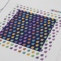 T-shirt cromika arte e colore in cotone naturale *** misura extralarge - xl, modello colorful drops, confezione 1