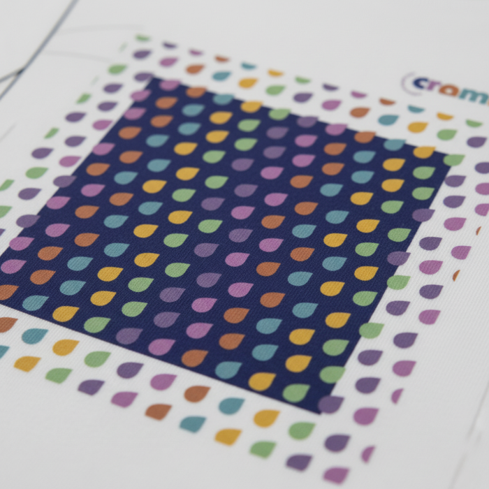 T-shirt cromika arte e colore in cotone naturale *** misura extralarge - xl, modello colorful drops, confezione 1