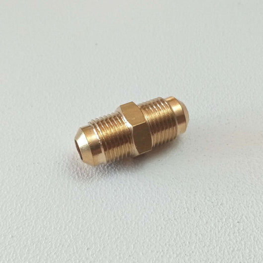Niples condizionamento 1/4 x 1/4 diametro 6mm in ottone senza dadi per unire tubo rame