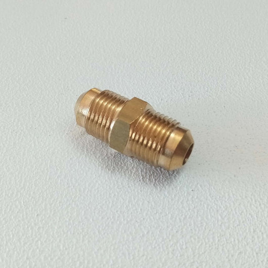 Niples condizionamento 1/4 x 1/4 diametro 6mm in ottone senza dadi per unire tubo rame