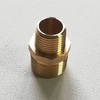 Niples nipplo 11/2 x 11/4 doppia vite ridotta mm in ottone