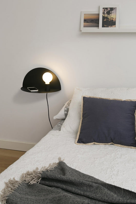 NIT DX, Applique con Mensola per Interni, Faro Barcelona