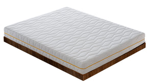 Materasso Piazza e Mezza 140x190 Memory Foam - Alto 20 cm - Sfoderabile - Rigidità H3 - Memory Massaggiante