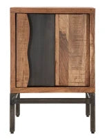 Comodino Yellowstone cm 44X40X64 (Legno Di Acacia Nilotica)