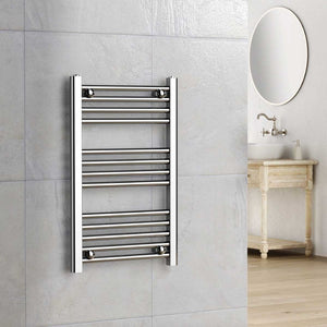 Termoarredo cromato bagno in acciaio calorifero termosifone scaldasalviette *** misure h1120xl450xi400 21 tubi, pezzi 1