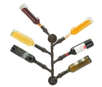 Porta Bottiglie Da Muro Manhattan 6 Posti Cm 27X15X55